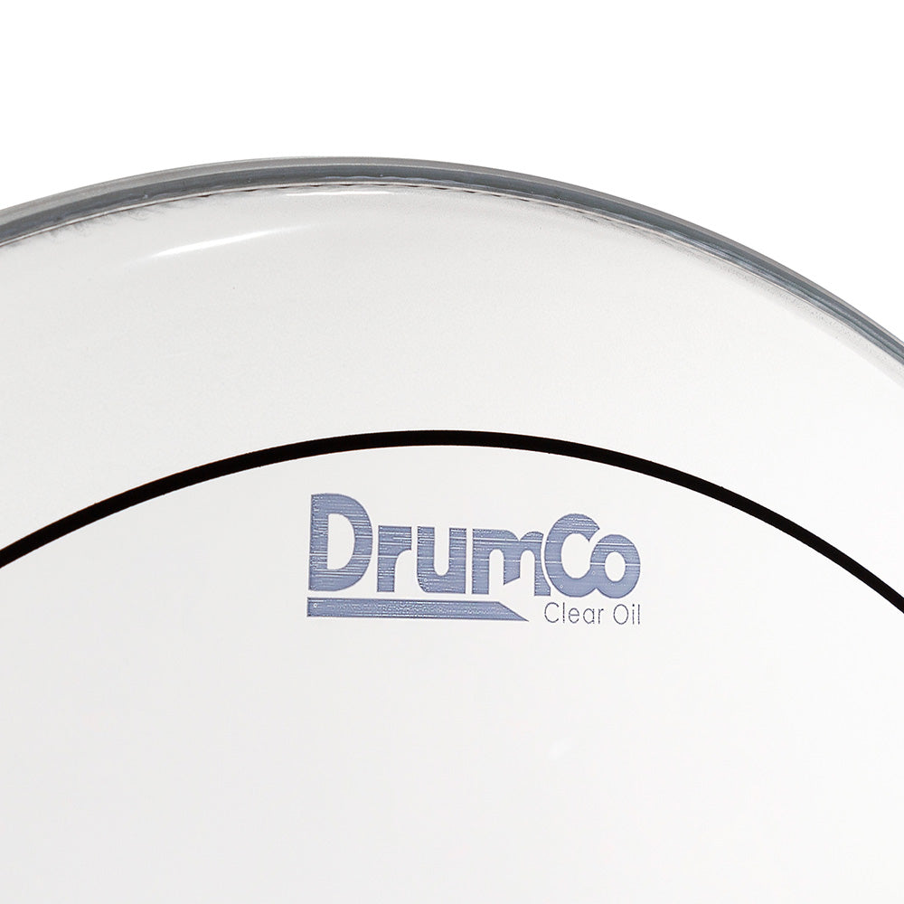 Drumco DR-22CDPO 22" Clear Double Ply Oil Heads-accessories-Drumco-Hermes Music